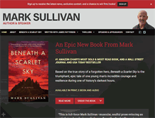 Tablet Screenshot of marksullivanbooks.com